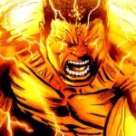 Marvels Hulk explodes with orange power