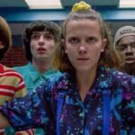 eleven and the group in stranger things