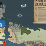 Mapa Game of Thrones